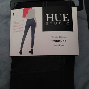 HUE Studio Denim Leggings